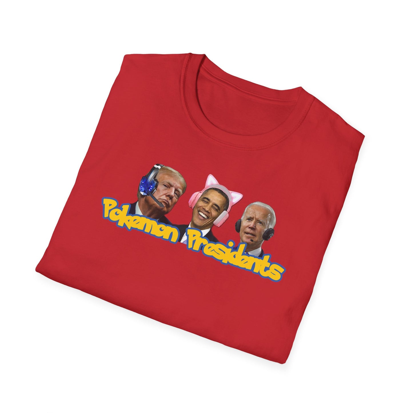 Pokemon Presidents Unisex Softstyle T-Shirt