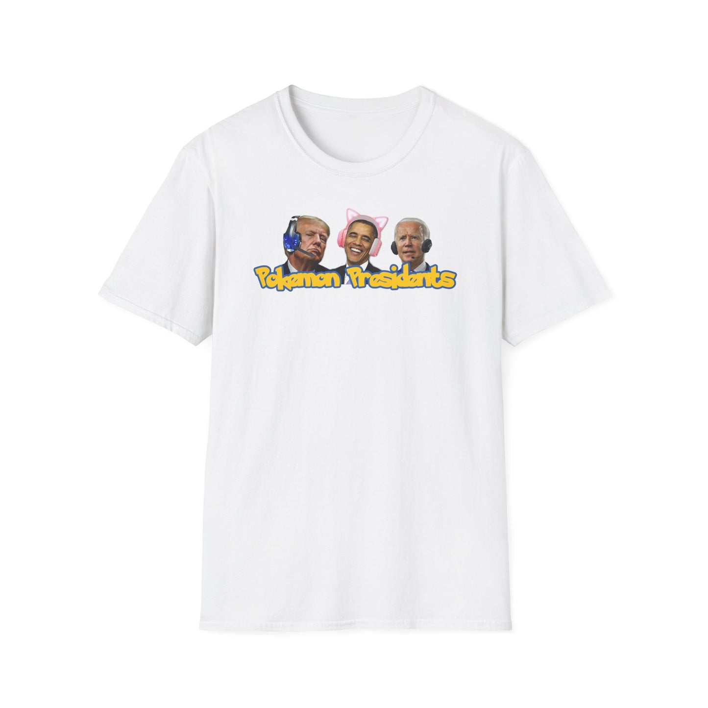 Pokemon Presidents Unisex Softstyle T-Shirt