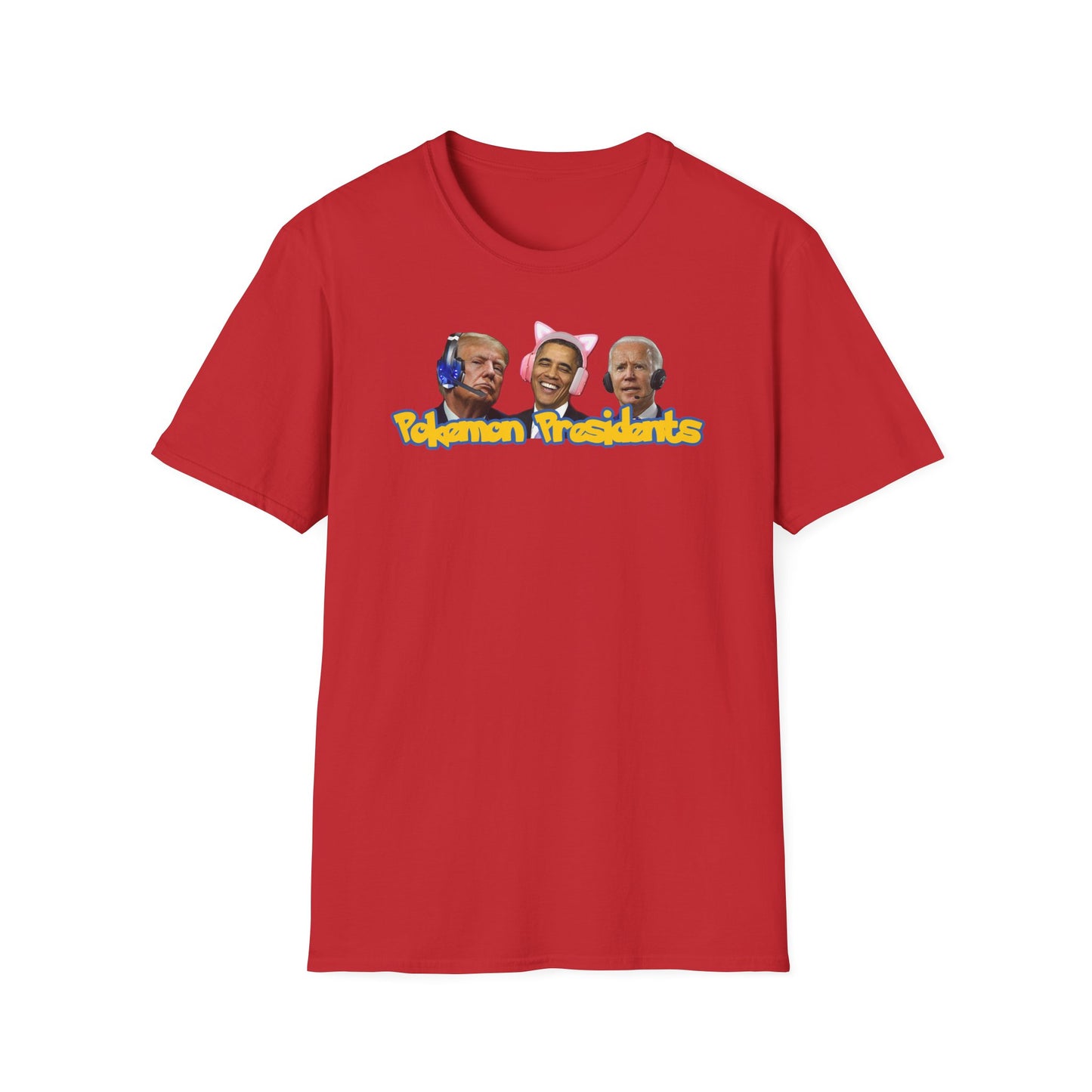 Pokemon Presidents Unisex Softstyle T-Shirt