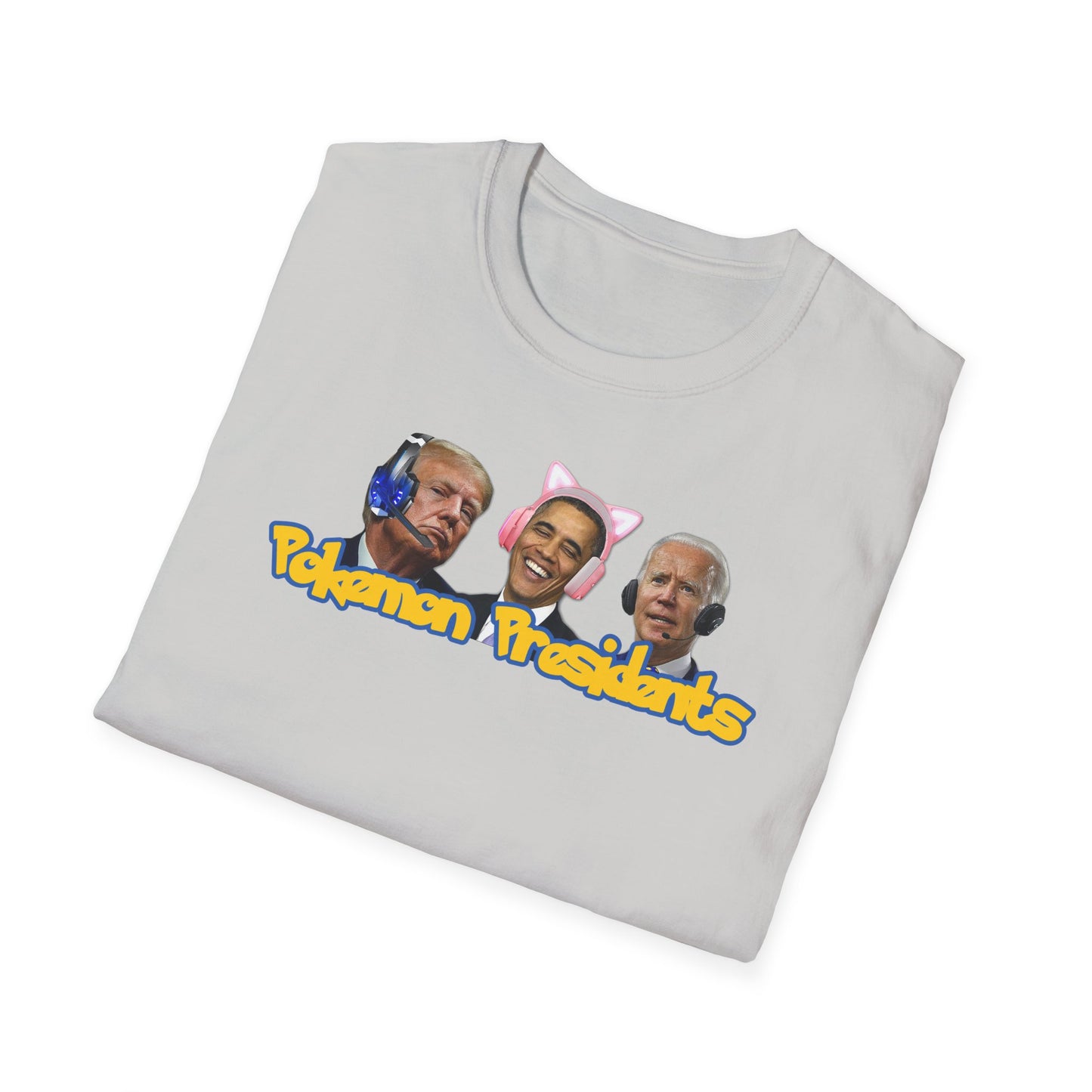 Pokemon Presidents Unisex Softstyle T-Shirt